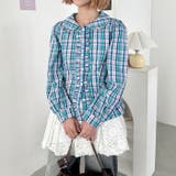 ロマンティックフリルチェックシャツ | Outfitter lab | 詳細画像8 