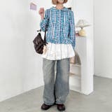 ロマンティックフリルチェックシャツ | Outfitter lab | 詳細画像9 