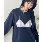 ネイビー | ブラビスチェプリントTシャツ | Outfitter lab