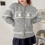 スノーフォレストニットカーディガン | Outfitter lab | 詳細画像11