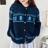 スノーフォレストニットカーディガン | Outfitter lab | 詳細画像15