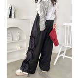 ブラック | ドットリボンスウェットパンツ | Outfitter lab