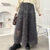 フリフリボリュームチュールロングスカート | Outfitter lab | 詳細画像21