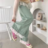 コットンフリルギンガムチェックパンツ | Outfitter lab | 詳細画像7 