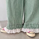 コットンフリルギンガムチェックパンツ | Outfitter lab | 詳細画像8 