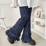 ダブルフリル花柄フレアパンツ | Outfitter lab | 詳細画像15 