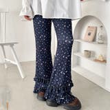 ダブルフリル花柄フレアパンツ | Outfitter lab | 詳細画像16 