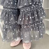 チェックフラワーフリルチュールロングスカート | Outfitter lab | 詳細画像9