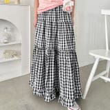 裾フリルギンガムチェックロングスカート | Outfitter lab | 詳細画像6