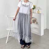ドットチュールフリルキャミワンピース | Outfitter lab | 詳細画像20 