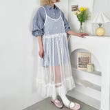 ドットチュールフリルキャミワンピース | Outfitter lab | 詳細画像8 