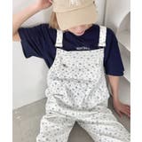 ホワイト | カントリーフラワーオーバーオール | Outfitter lab