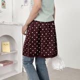 サテンレースドットミニスカート | Outfitter lab | 詳細画像18