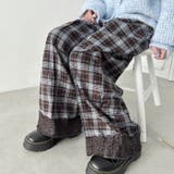 裾レースチェックパンツ | Outfitter lab | 詳細画像10 