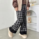 裾レースチェックパンツ | Outfitter lab | 詳細画像7 