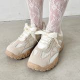 【靴紐2種set】ボリュームソールレーススニーカー | Outfitter lab | 詳細画像6 