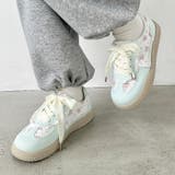 小花柄パステルスニーカー | Outfitter lab | 詳細画像15 