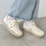 小花柄パステルスニーカー | Outfitter lab | 詳細画像9 
