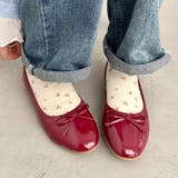 リボンエナメルフラットバレエシューズ | Outfitter lab | 詳細画像11 