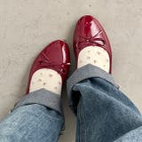 リボンエナメルフラットバレエシューズ | Outfitter lab | 詳細画像14 