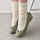リボンエナメルフラットバレエシューズ | Outfitter lab | 詳細画像26 