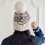 ノルディック柄イヤーフラップニットキャップ | Outfitter lab | 詳細画像19 