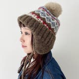 ノルディック柄イヤーフラップニットキャップ | Outfitter lab | 詳細画像23 