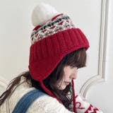 ノルディック柄イヤーフラップニットキャップ | Outfitter lab | 詳細画像30 