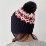 ノルディック柄イヤーフラップニットキャップ | Outfitter lab | 詳細画像8 
