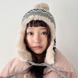 ノルディック柄イヤーフラップファーニットキャップ | Outfitter lab | 詳細画像11