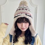 ノルディック柄イヤーフラップファーニットキャップ | Outfitter lab | 詳細画像17