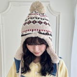 ノルディック柄イヤーフラップファーニットキャップ | Outfitter lab | 詳細画像18