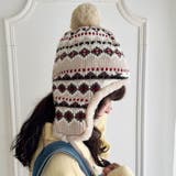 ノルディック柄イヤーフラップファーニットキャップ | Outfitter lab | 詳細画像20