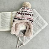 ノルディック柄イヤーフラップファーニットキャップ | Outfitter lab | 詳細画像22