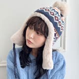 ノルディック柄イヤーフラップファーニットキャップ | Outfitter lab | 詳細画像25