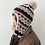 ノルディック柄イヤーフラップファーニットキャップ | Outfitter lab | 詳細画像8