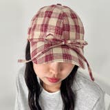 チェック/フラワーリボンキャップ | Outfitter lab | 詳細画像17