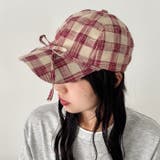 チェック/フラワーリボンキャップ | Outfitter lab | 詳細画像19