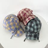 チェック/フラワーリボンキャップ | Outfitter lab | 詳細画像48