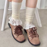 コットンレース付きリブレッグウォーマー | Outfitter lab | 詳細画像11 