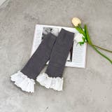 コットンレース付きリブレッグウォーマー | Outfitter lab | 詳細画像28 