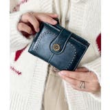 ブルー | ヴィンテージライクコンチョミニウォレット | Outfitter lab