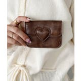 ブラウン | ヴィンテージライクハートカードケース | Outfitter lab