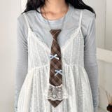 チェックネクタイネックレス | Outfitter lab | 詳細画像6 