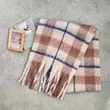 ふわふわパステルチェックマフラー | Outfitter lab | 詳細画像18