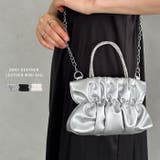 2WAYギャザーレザーミニバッグ | Outfitter lab | 詳細画像1 