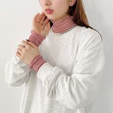 袖シャーリングメロウハイネックシアーインナートップス | Outfitter lab | 詳細画像23