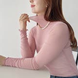 袖シャーリングメロウハイネックシアーインナートップス | Outfitter lab | 詳細画像28
