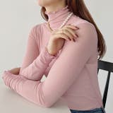 袖シャーリングメロウハイネックシアーインナートップス | Outfitter lab | 詳細画像29