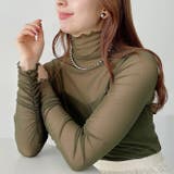 袖シャーリングメロウハイネックシアーインナートップス | Outfitter lab | 詳細画像31